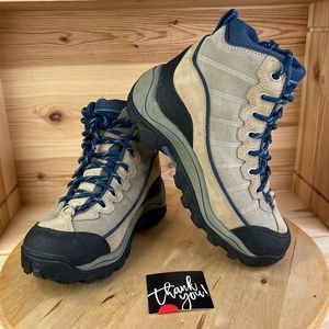 Columbia Omnitech Brown & Navy Lace Up Hiking Boots Women’s Size 7